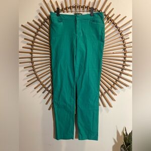 Crosby Women’s Madison Stretchy Skinny Pants Kelly Green Sz 6 Workwear Preppy